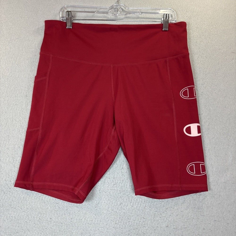 Champion Red Compression Athletic Double Dry Shorts Size 2XL EUC